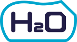 Logotipo de H2O Centro comercial